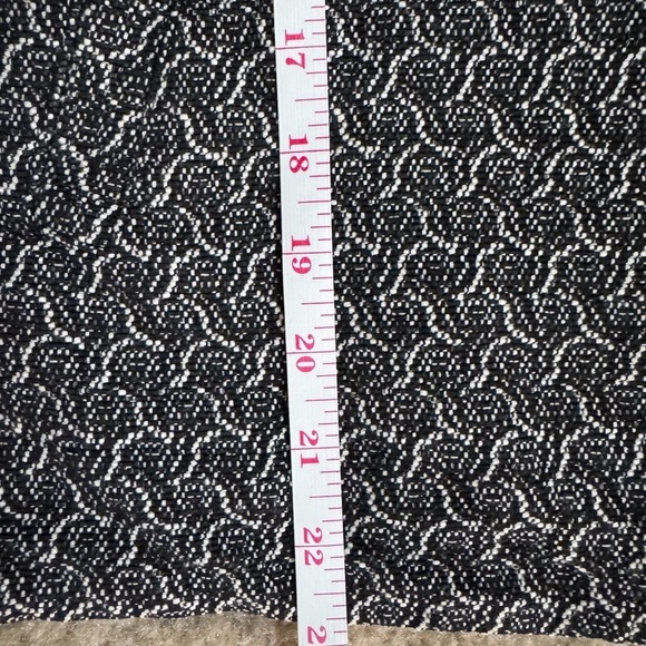 Eileen Fisher Rosette Jacquard Jacket Women's Black and White Patterned Jacket M - Picture 14 of 16